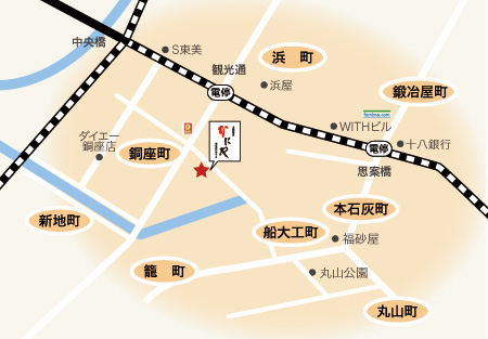 配達地域地図