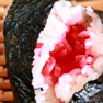 べにしょうがおにぎり写真